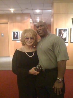 Me and celebrity client ANN MARGRETT, 12 years training her and still at it working hard.