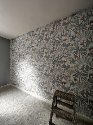 Wall paper installation