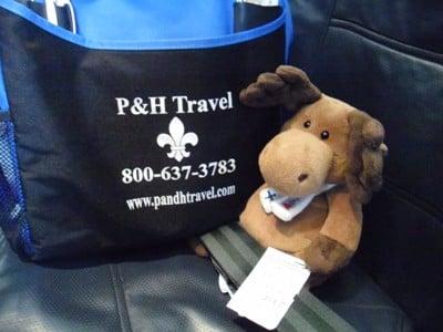 Mooskie P&H Travel Mascot