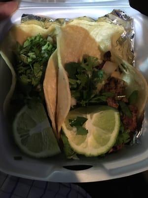 Fajita tacos.