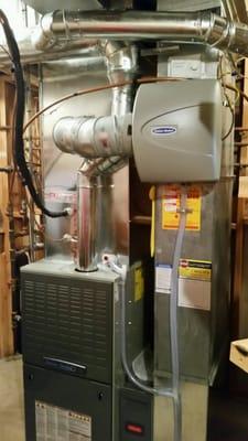 American Standard furnace and humidifier install.