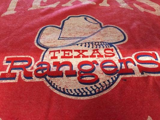 6/1/16. Wednesday. Texas Rangers logo I grew up with! Early 1970's Waxahachie, TX! Jim Sundberg was my hero!