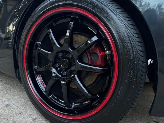 2013 Scion FR-S Wheel cleaning