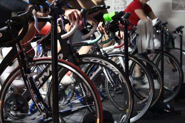 Bikes! Computrainer class at Precision Multisport