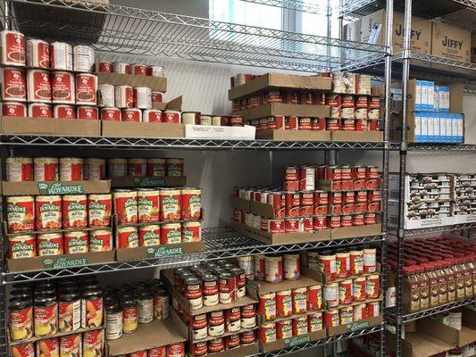 St. John's Bread & Life Program Digital Food Pantry Can Goods Stock