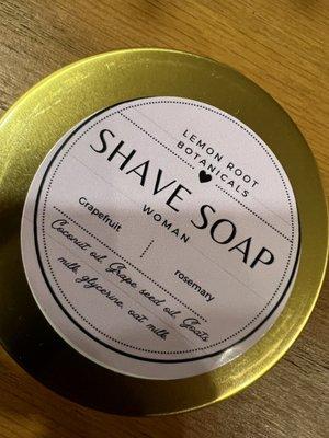 Shave soap