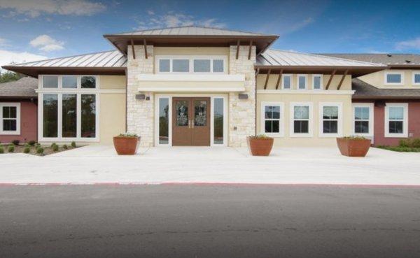 High quality, single story, Southwestern influenced structure with thoughtful design and spacious common areas.