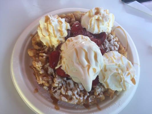 Fully Loaded Funnel Cake