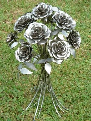 Stainless steel roses!