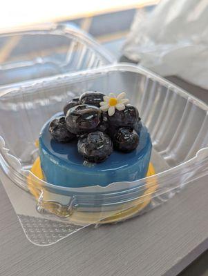 Blueberry Yogurt Mousse Cake