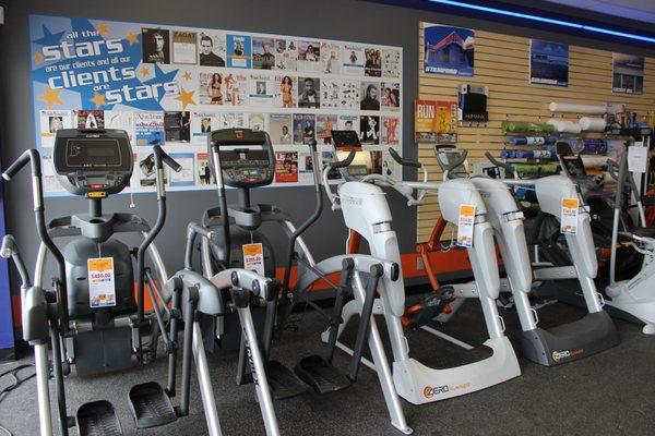 Arc trainers and ellipticals