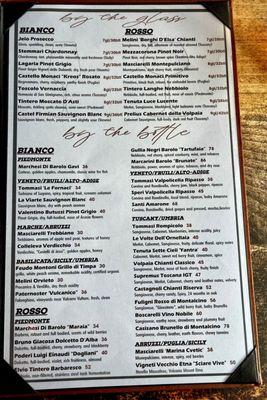 Piazza Menu