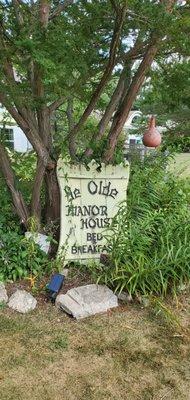 Garden signage.