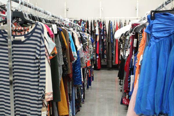 Shop an array of clothing for all occasions at bargain prices.