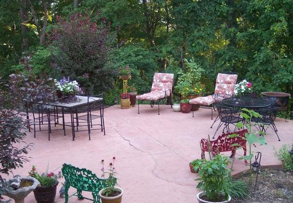 Lovely patio for relaxing