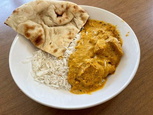 Chicken Korma with plain naan