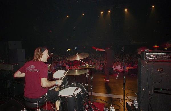 Playing at the Web Theatre opening for Jimmy Eat World at the Bleed American CD Release show.