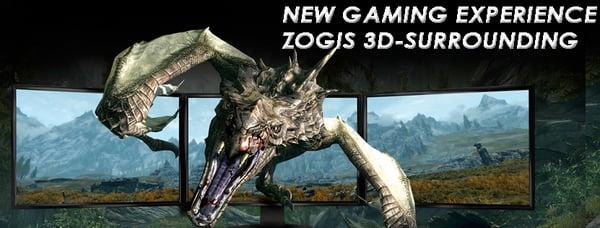 NEW GAMING EXPERIENCE ZOGIS 3D-SURROUNDING