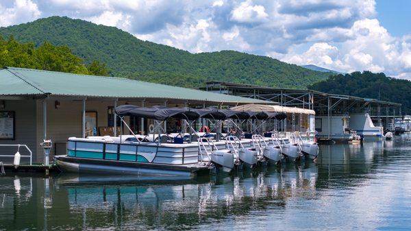 Fontana Village Marina and rental pontoons