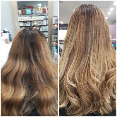 Colorcorrection #haircut and Style