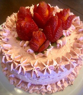 Strawberry cake