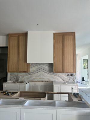 Calacatta Marble Backsplash