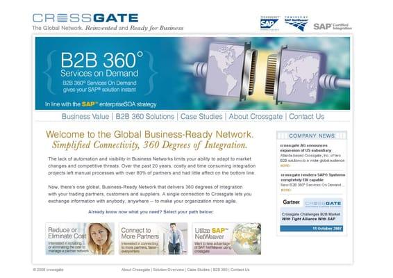 Crossgate B2B Website