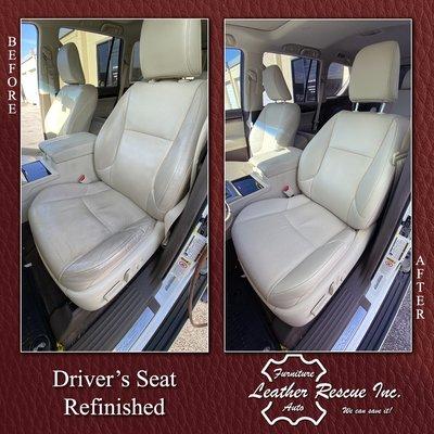 Have your leather seats lost their luster after years of faithful service? Let us breath new life into your car's interior! Our refinishing