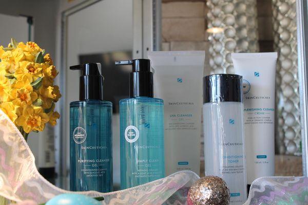 We carry a full inventory of SkinCeuticals skincare products.