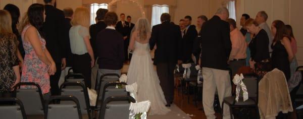 Wedding Ceremony in our Ballroom