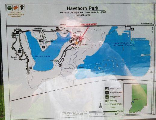 map of the park