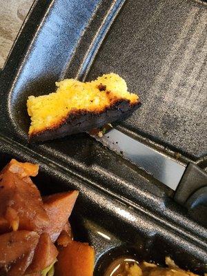 Burnt cornbread