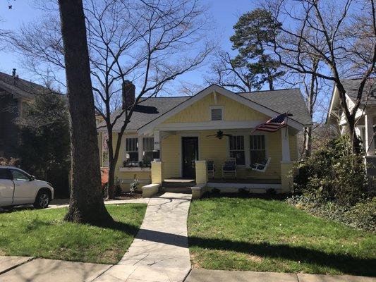 Cute house I sold in March in Plaza Midwood.  Represented buyer.