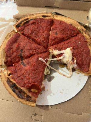 Chicago style deep dish