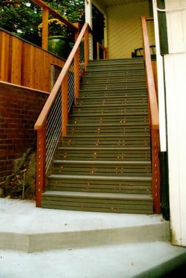 Composite entry stairs