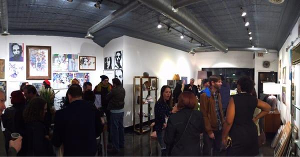 Opening reception.