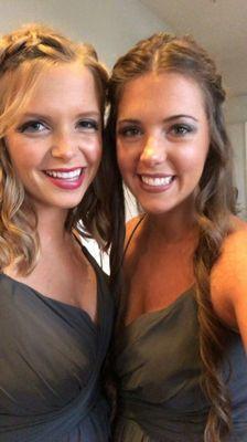 These Bridesmaid's wanted a subtle glow for the wedding day!