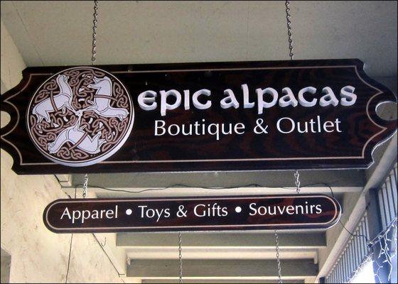 Epic Alpacas Boutique & Outlet, located in historic downtown Mariposa, CA