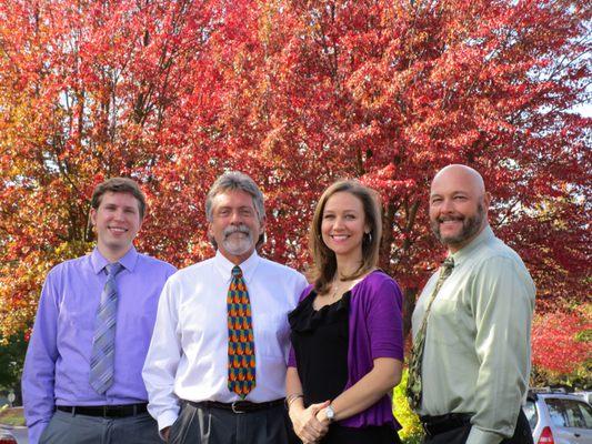 Dr. Hanson, Dr. Wilkening, Dr. Johnston, and Dr. Mitchell