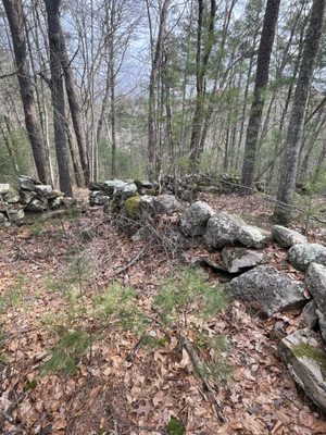 Remains of stone walls