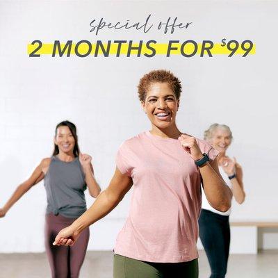 2023 is HERE and so is the ultimate deal!  Get 2 months of unlimited Jazzercise for just $99!