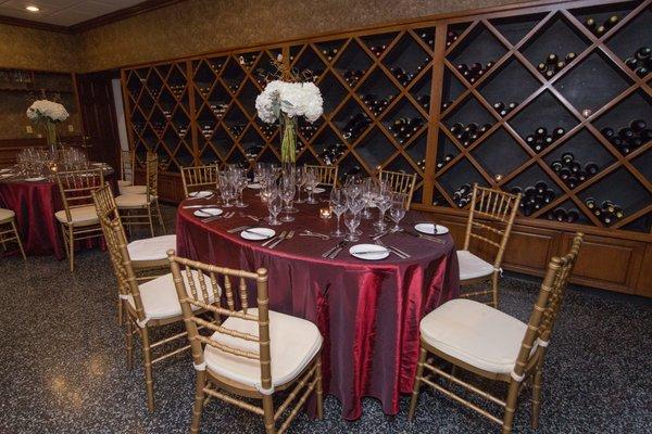 The Wine Room is perfect for Corporate Meetings and Private Dinners.