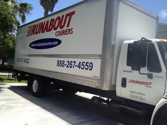 Runabout offers dock high straight truck service!  Call or visit our website for more information on how we can help today!