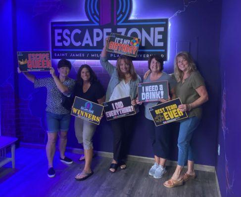 We got out with 30 seconds to spare!