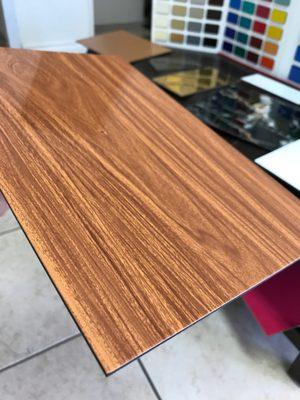 Alumanate 3mm aluminum composite panel - wood grain finish SJ-T103