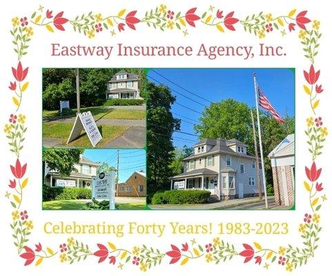 Celebrating Forty Years! Eastway Insurance Agency, Inc. 1983-2023