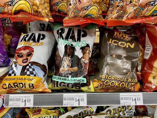 Rap Snacks potato chips