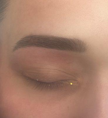 After Eyebrow threading