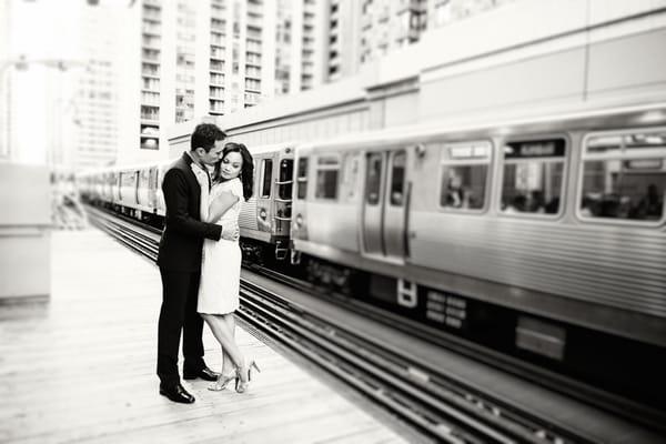 Financial District Engagement Session, Chicago