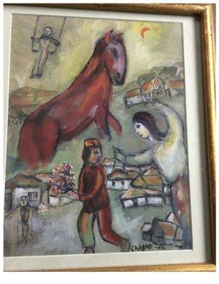 My Marc Chagall Oil Painting.  Is there anyone who can preauthenticate it prior to me sending it to the Estate overseas.